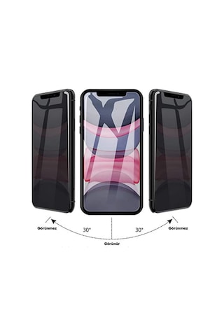 Pp Apple Uyumlu iPhone 17 Pro Max Gizli Hayalet Cam Ekran Koruyucu