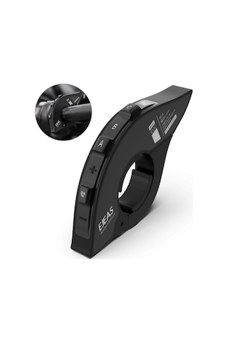 Gajeena Ejeas Motosiklet Kumandası - Bluetooth 5.1, Ip65 Su Geçirmez, Fm/müzik/anons Özellikli V7/v4 Plus/q2/q8 Uyumlu