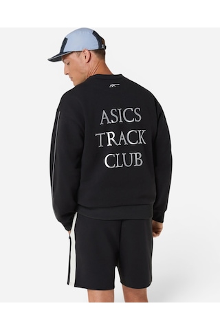 Asics Asıcs Track Club Herıtage Crew-neck Top Siyah Sweatshirt 2033c121-001