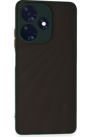 Newface - 66 - İnfinix Hot 30 4g Kılıf Montreal Silikon Kapak - Csmo-tex - - Yeşil