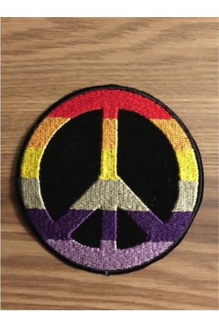 Peace Barış Işareti Patches / Peç / Patch / Arma Ve Kot Yamaları