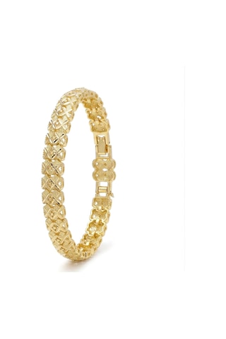 Moncuk Design Infinity 24k Gold Kaplama 8 Mm Kadın Bileklik 3351kbv5d8 Sarı