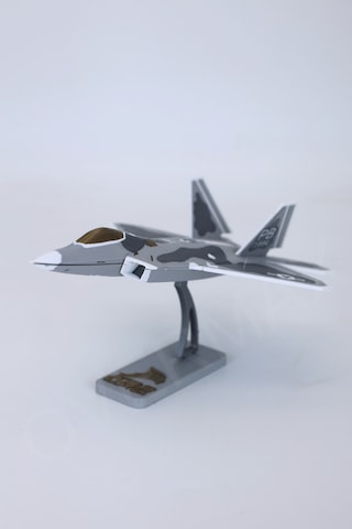 F-22 Yapboz Uçak Modeli Ve Standı Bir Arada - Evde Kurulum İçin Özel Tasarım - 857406124