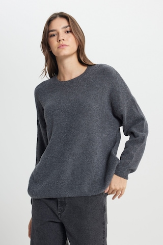Wrangler Regular Fit Normal Kesim Antrasit Triko Hırka W242710037 Antrasit Melanj