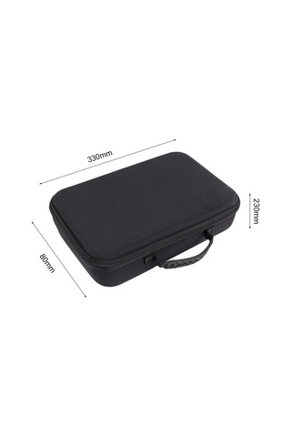 Taşınabilir Masaj Tabancaları Saklama Çantası Eva + W15167 Siyah