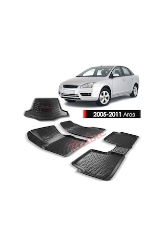 Ford Focus 2 Paspas Bagaj Havuzu 3D Rizline Set Sedan 2005-2011