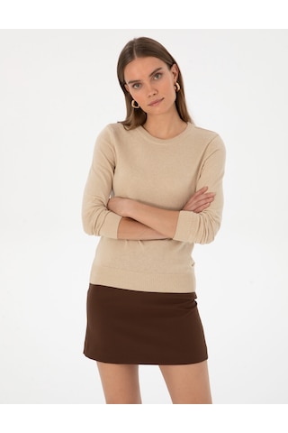 Pierre Cardin Kadın Bej Kazak /triko 50315758-vr011 Bej