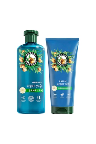 Onarıcı Argan Yağı Şampuan 350ml, Onarıcı Argan Yağı Saç Kremi 250ml