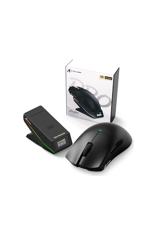 Attack Shark X11 Pro V2 Tft Ekranlı Şarj Standlı Kablosuz Oyuncu Faresi Standart