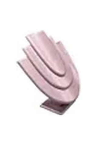 Yerli Üretim Ahşap Model İmera Deri Kumaş Pembe Renk Boy 25 Cm Kolye Takı Sergileme Mankeni Çok Renkli