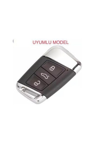 Ateca Passat B8 Ve Süper B Silikon Anahtar Koruma Kılıfı Siyah Renk