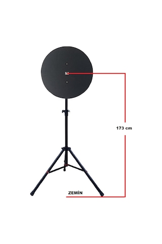 Dartsan Tripod Ayaklı Dart Arkalık Stand Seti Siyah