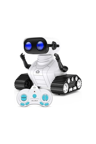 Allcele Robot Oyuncak, Şarj Edilebilir Çocuk Rc Robotları, Led Gözlü Ve Müzikli Uzaktan Kumandalı Taşıtlar & Kumandalı Araçlar