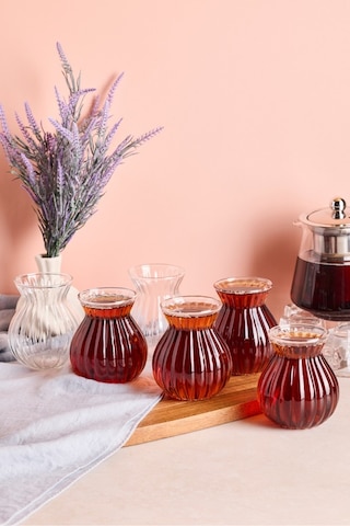 Perotti Nişantaşı 6lı Çay Bardağı Seti 200ml 40196 Şeffaf