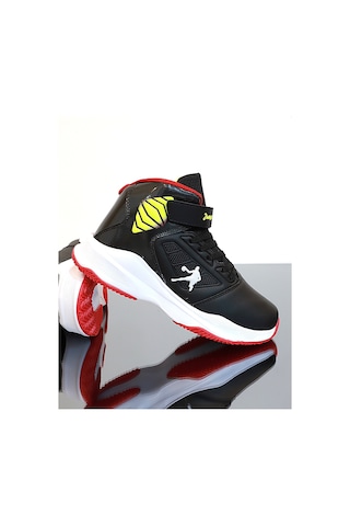 Kidessa 1755-29196 Ultra Hafif Anatomik Tabanlı Unise Siyah Kırmızı Çok Renkli