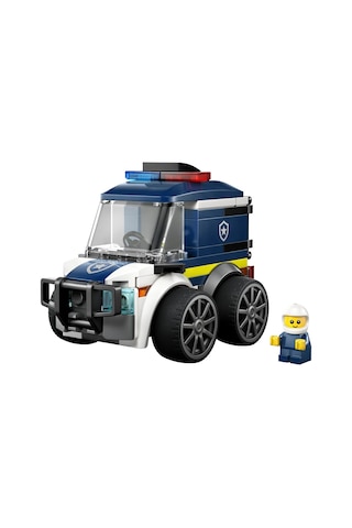 LEGO® City Araçlar – Polis Kamyonu 60481 - 5 Yaş Üzeri Çocuklar için Polis Memuru Minifigürü İçeren Oyuncak Yapım Seti (71 Parça)