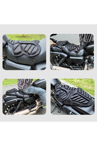 Motosiklet Koltuk Minderi, Evrensel Arka Soğutma Motosiklet Koltuk Minderi Kaymaz 3d Koltuk Kılıfı Motosikletler Scooterlar İçin