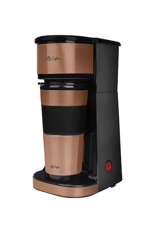 Goldmaster MC-102 Relax Kişisel Filtre Kahve Makinesi Bakır - Siyah