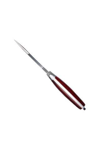 Cudeman 295-k Mt-1 Cocobolo Ağacı Saplı Deri Kılıflı Kamp Bıçak Kahverengi