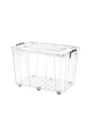 80 Lt. Tekerlekli Saklama Kutusu Büyük Saklama Kutusu Sa-460