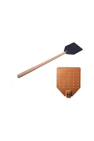 Ulzyvf Uzun Sineklik Sineklik Saplı Sağlam Deri Ahşap Adet 2 Hr