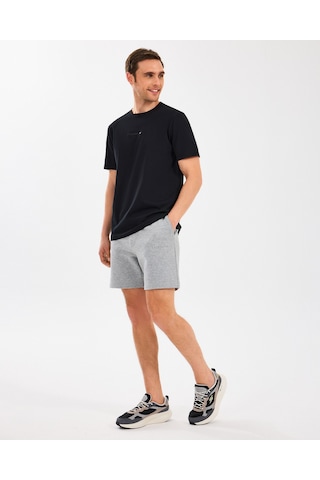 Skechers M Essential Sweatshort Erkek Graymelange Şort S2510064-036 Gri
