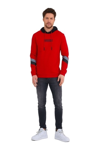 Adams Existence Baskılı Kapüşonlu Erkek Sweatshirt
