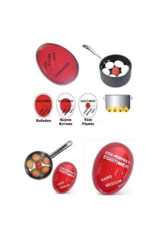 Periboia Dublör Yumurta Egg Timer Çok Renkli
