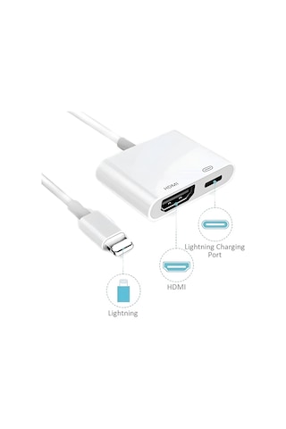 Daytona L8-Hl Apple Uyumlu iPhone Lightning To Hdmı Lightning Çevirici