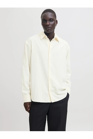 Jprccascot Corduroy Kadife L/s Shırt 12282351 Krem