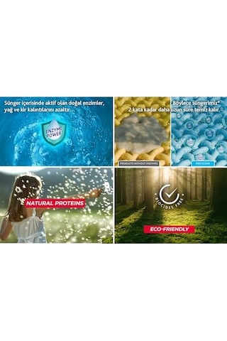 Pro Clean Aktif Enzimli Mikrofiber Temizlik Bezi, 3 Lü Paket