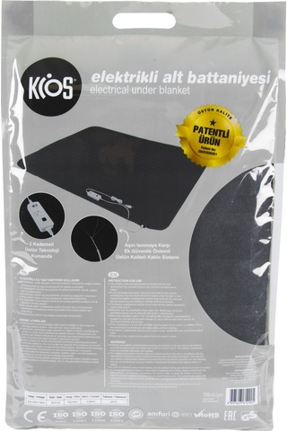 Kios Çift Kişilik Elektrikli Alt Battaniye
