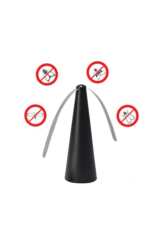 Vkemall Masaüstü Batarya Beslemeli Sinek Yakalama Fanı - 3 Adet Siyah Sinek Ve Ensek Kovucu Cihazı