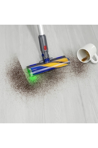 Dyson V12 Detect Slim Uyumlu Lazer Işıklı Fluffy Süpürge Başlığı 972522-02