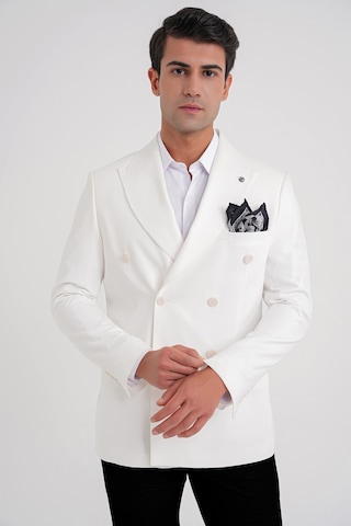 C 646 Ceket Slim Ekru Casual Ekru