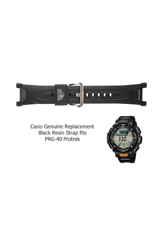 Casio Protrek Prg-240 Prg-40 Siyah Orijinal Silikon Saat Kayışı Çok Renkli