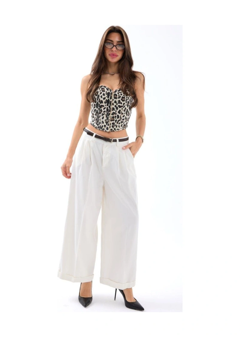 Nova Bazaar 7396 Pantolon-ekru Ekru