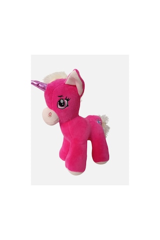 Peluş Boynuzlu At Pony Unicorn 40 Cm Çok Renkli