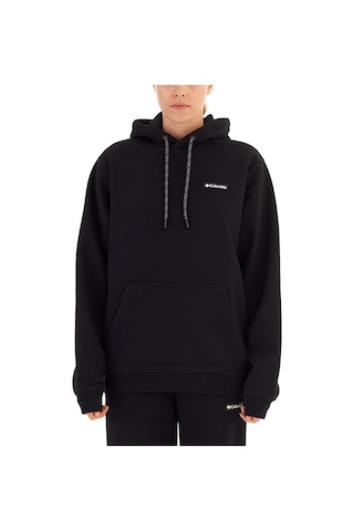 Columbia Csc U Marble Canyon Heavyweight Fleece Unisex Kapüşonlu Sweatshirt-5973 Siyah