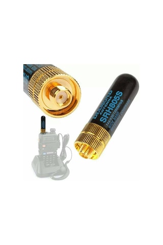 Kısa Telsiz Anteni Dual Band Dişi 5Cm