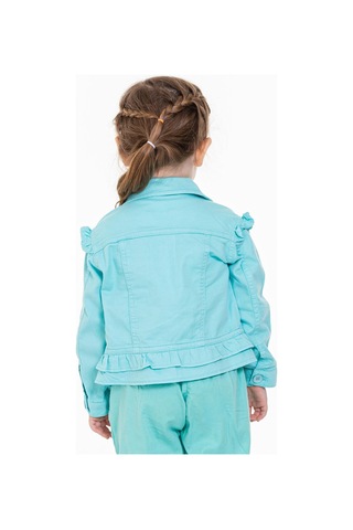 Xo Kids Kız Fırfırlı Gömlek 9-36 Ay Yaş 34709 Mavi