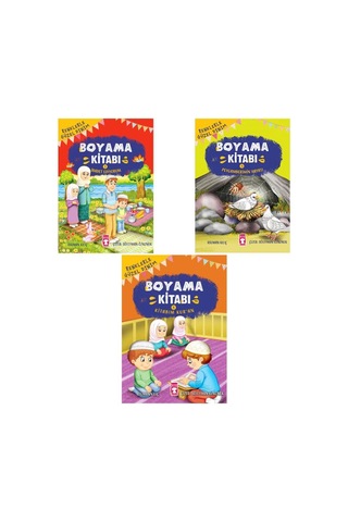 '+5 Yaş Renklerle Güzel Dinim Boyama Kitabı (Timaş Çocuk)