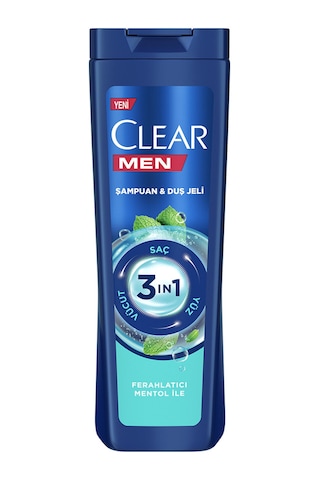 Clear Men 3 in 1 Şampuan & Duş Jeli 350 ML
