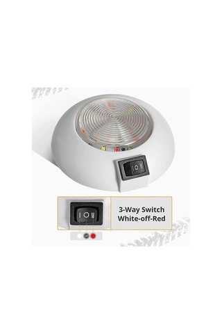 1 Adet 4 İnç Yuvarlak Led Yardımcı Kubbe Işığı Ev Kamyon Karavan Römork Tekne Uçak İç Aydınlatma Yüksek Güçlü Led Gömme Aydınlatma Çok Renkli