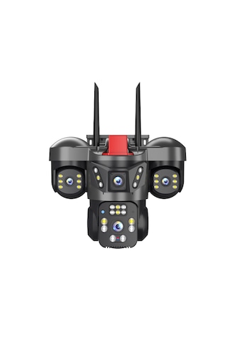 Joysee W4 12mp 2x3.6mm 2x2.8mm Dört Kamera 4x Zoom Wifi Ptz Dome Kamera