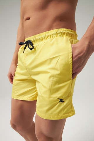 D's Damat Ds Damat Regular Fit Sarı Düz Şort Mayo 0hc62ap10100m