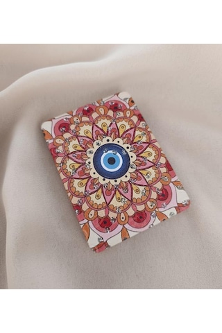 Ayna Makyaj Aynası Nazar Kötü Göz Kovucu Model Cep El Aynası Çanta Seyahat Taşınabilir Çok Renkli