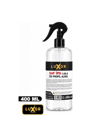 Luxor Kimya Saf İpa %99.9 İzopropil Alkol 400 ML