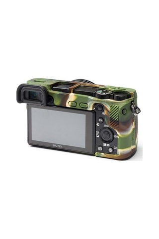 Easycover Sony A6500 Silikon Kılıf Ecsa6500C (Kamuflaj)