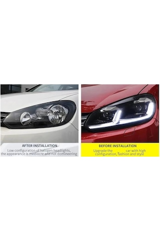 Vw Golf 7 İle Uyumlu 7,5 R Dizayn Far 2013-2017
